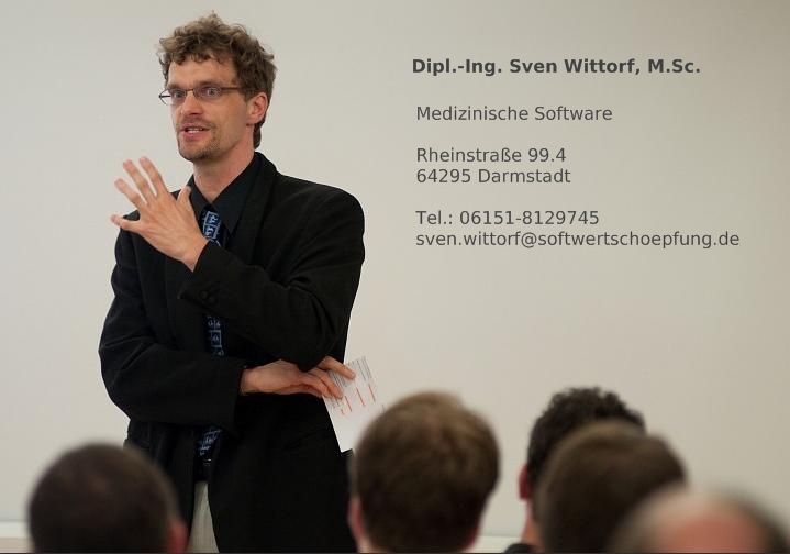 Sven Wittorf bei einem Vortrag 2009 in Freiburg